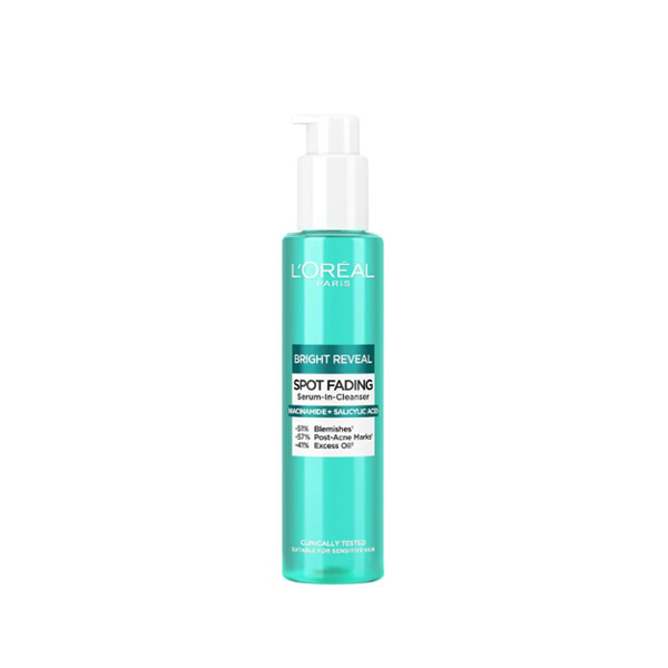LOreal Bright Reveal Spot Fading Serum In Cleanser 150ml