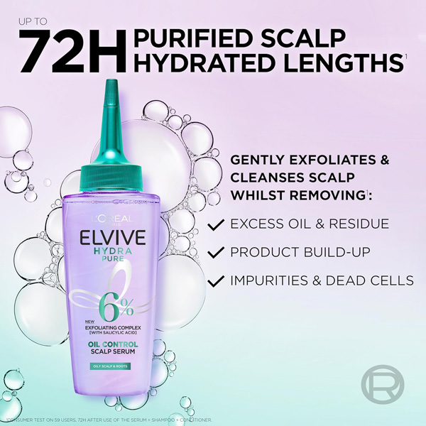 LOreal Elvive Hydra Pure Exfoliating Pre-Shampoo Scalp Serum for Oily Scalp & Roots 102ml LOreal Elvive Hydra Pure Exfoliating Pre-Shampoo Scalp Serum for Oily Scalp & Roots 102ml