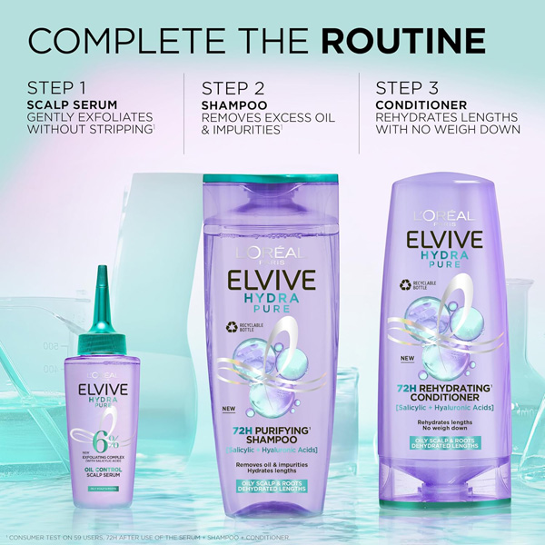 LOreal Elvive Hydra Pure Exfoliating Pre-Shampoo Scalp Serum for Oily Scalp & Roots 102ml LOreal Elvive Hydra Pure Exfoliating Pre-Shampoo Scalp Serum for Oily Scalp & Roots 102ml
