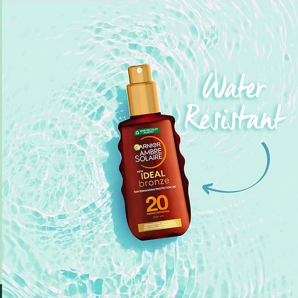 Garnier Ambre Solaire Ideal Bronze Oil Spf20 150ml Garnier Ambre Solaire Ideal Bronze Oil Spf20 150ml