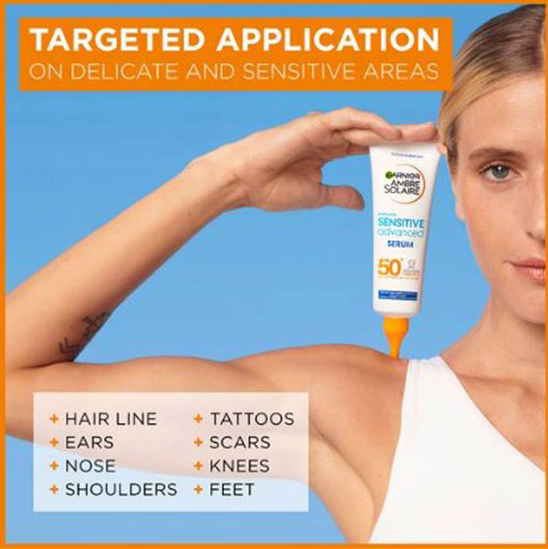 Garnier Ambre Solaire Sensitive Advance Serum Spf 50 125ml Garnier Ambre Solaire Sensitive Advance Serum Spf 50 125ml