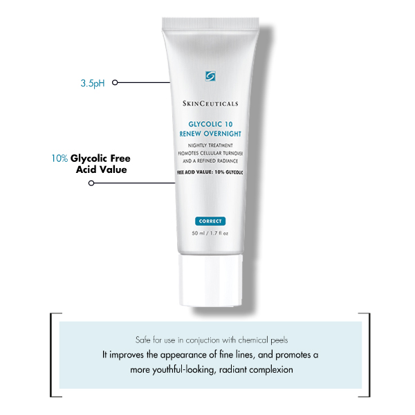 SkinCeuticals Glycolic 10 Renew Overnight 50ml SkinCeuticals Glycolic 10 Renew Overnight 50ml