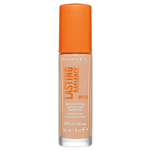 Rimmel Lasting Radiance Foundation Spf25 010 Light Porcelain Rimmel Lasting Radiance Foundation Spf25 010 Light Porcelain