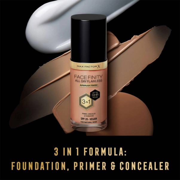Max Factor All Day Flawless Foundation C50 Natural Rose 30ml Max Factor All Day Flawless Foundation C50 Natural Rose 30ml