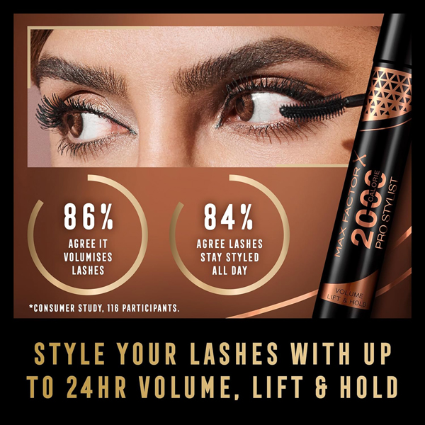 Max Factor 2000 Calorie Pro Stylist Mascara Black