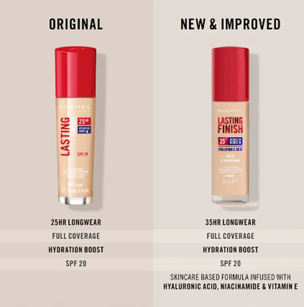Rimmel Lasting Finish 35 Hour Foundation 150 Rose Vanilla 30ml Rimmel Lasting Finish 35 Hour Foundation 150 Rose Vanilla 30ml