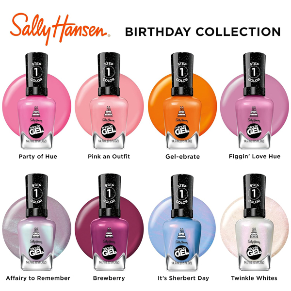 Sally Hansen Miracle Gel Nail Polish 532 Affairy To Remember