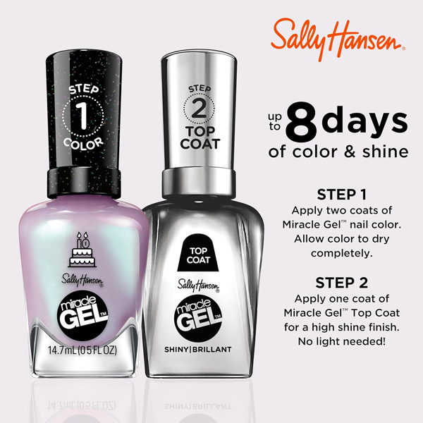Sally Hansen Miracle Gel Nail Polish 532 Affairy To Remember