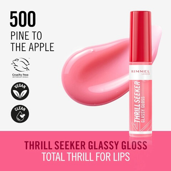 Rimmel Thrill Seeker Glassy Gloss Pine To The Apple 500 Rimmel Thrill Seeker Glassy Gloss Pine To The Apple 500