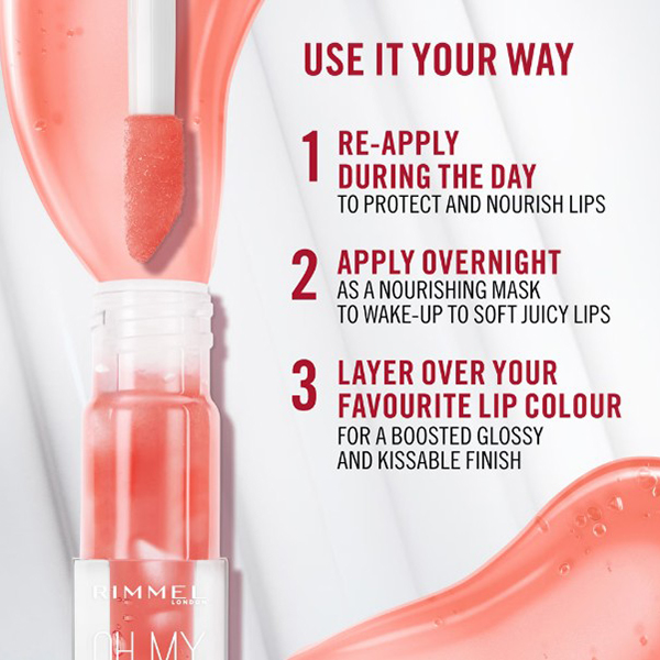 Rimmel Oh My Gloss Lip Oil 004 Vivid Red Rimmel Oh My Gloss Lip Oil 004 Vivid Red