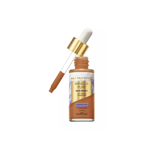 Max Factor Skin Reset Serum Foundation Shade 85-90 30ml Max Factor Skin Reset Serum Foundation Shade 85-90 30ml