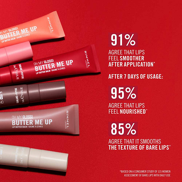 Rimmel Omg Butter Me Up Lip Balm 001 Latte Delight