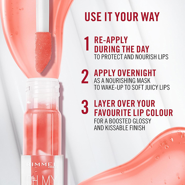 Rimmel Oh My Gloss! Lip Oil 005 Pink Sugar