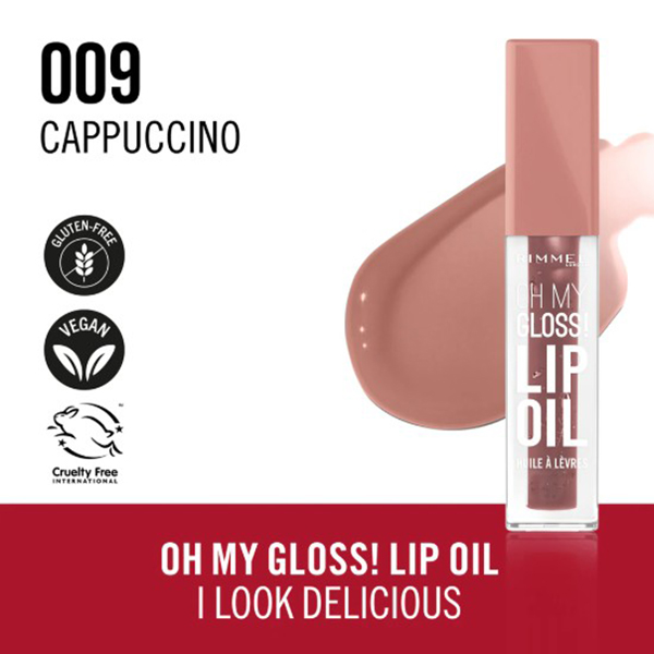 Rimmel Oh My Gloss! Lip Oil 009 Cappuccino