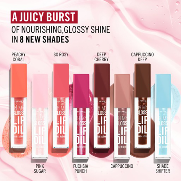 Rimmel Oh My Gloss! Lip Oil 009 Cappuccino