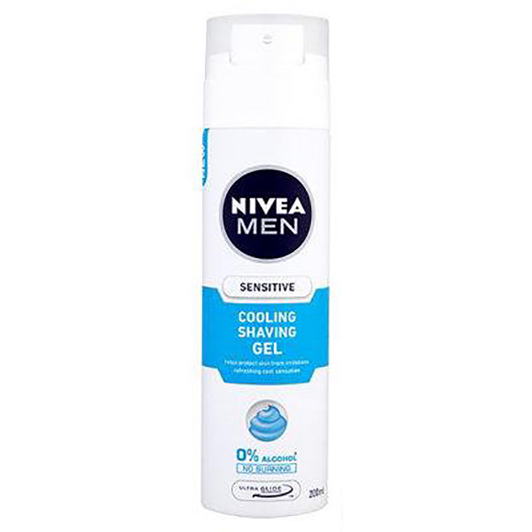 Nivea Men Sensitive Cooling Shaving Gel 200Ml