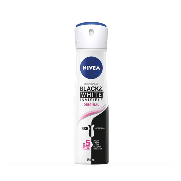 Nivea Deodorant Invisible For Black & White Clear 150ml