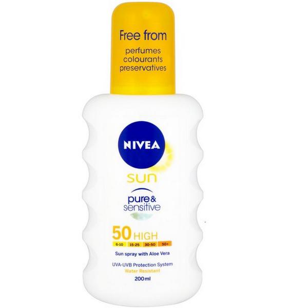 Nivea Sun Protect & Sensitive SPF 50 Spray 200ml Nivea Sun Protect & Sensitive SPF 50 Spray 200ml