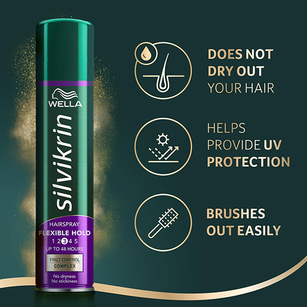Silvikrin Hairspray Flexible Hold 250ml Silvikrin Hairspray Flexible Hold 250ml
