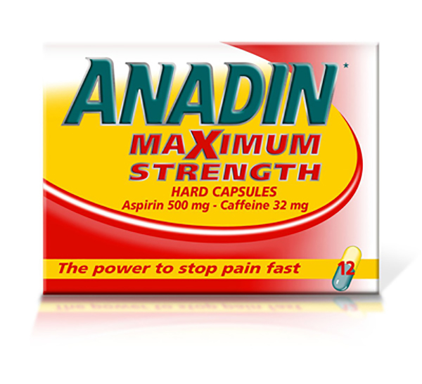 Anadin Maximum Strength 12 Capsules