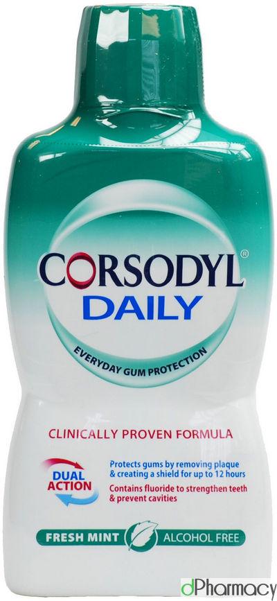 Corsodyl Daily Mouthwash Fresh Mint 500ml Corsodyl Daily Mouthwash Fresh Mint 500ml