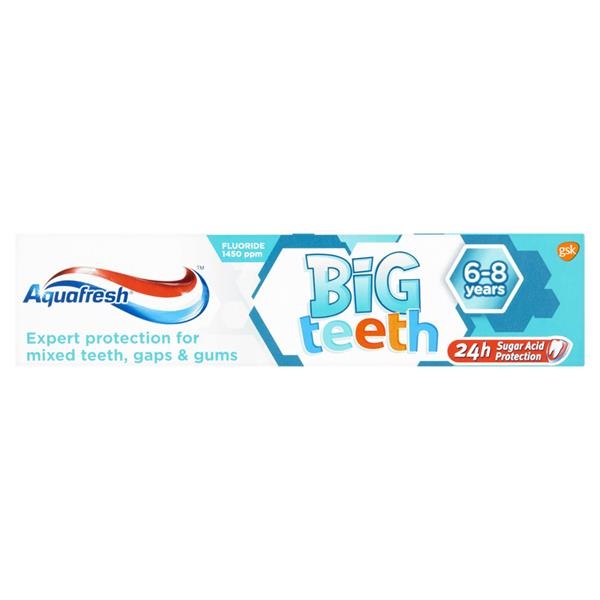 Aquafresh My Big Teeth Toothpaste 6 Plus Years 50ml Aquafresh My Big Teeth Toothpaste 6 Plus Years 50ml