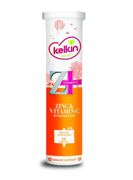 Kelkin Effervescent Zinc & Vit C Tablets (20) Kelkin Effervescent Zinc & Vit C Tablets (20)