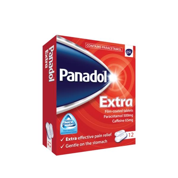 Panadol Extra Film Coated Tablets 12 Pack
