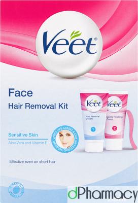 Veet Hair Removal Kit & Finishing Cream (2 x 50ml) Veet Hair Removal Kit & Finishing Cream (2 x 50ml)