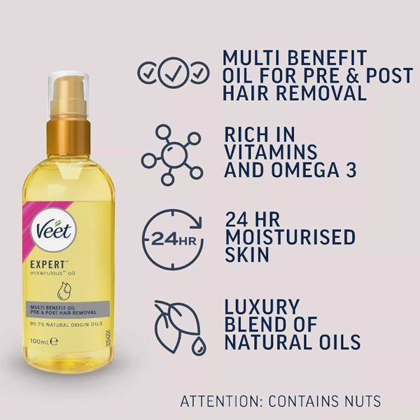 Veet Expert Miraculous Oil 100ml Veet Expert Miraculous Oil 100ml