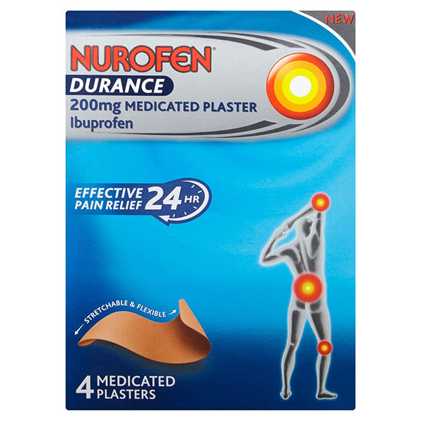 Nurofen Durance 200mg Medicated Plaster Nurofen Durance 200mg Medicated Plaster