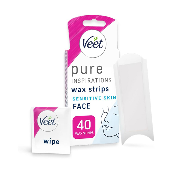 Veet Pure Cold Wax Strips Face Sensitive (20)