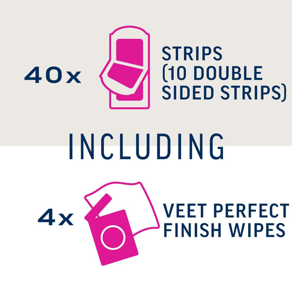 Veet Pure Cold Wax Strips Face Sensitive (20)