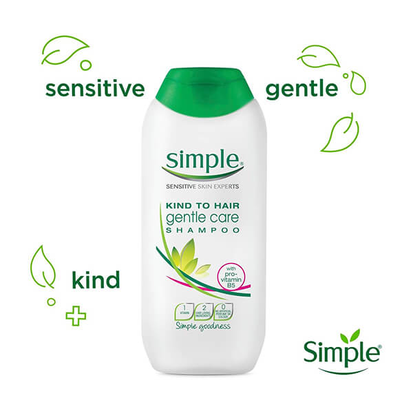 Simple Hair Gentle Shampoo Frequent Use 200ml