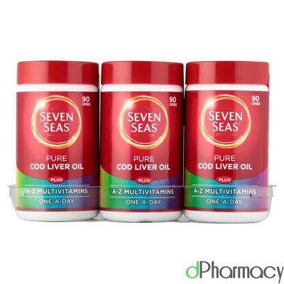 Seven Seas Cod Liver Oil & Multivitamin Capsules 90 Seven Seas Cod Liver Oil & Multivitamin Capsules 90