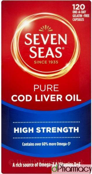 Seven Seas Cod Liver Oil High Strength Capsules 60 Seven Seas Cod Liver Oil High Strength Capsules 60