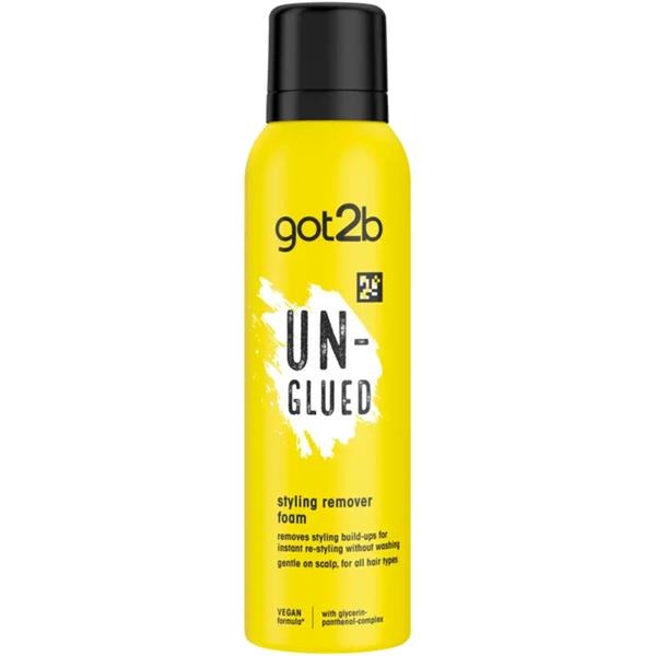 Schwarzkopf Got2b Un Glued Styling Remover Foam 150ml Schwarzkopf Got2b Un Glued Styling Remover Foam 150ml