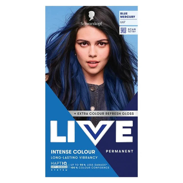 Schwarzkopf Live Intense Colour Blue Mercury Schwarzkopf Live Intense Colour Blue Mercury
