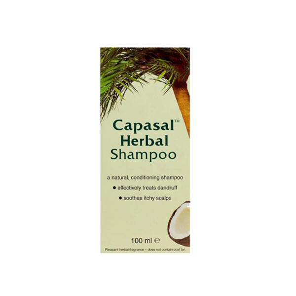 Capasal Herbal Shampoo for Dry Itchy/Flaky Scalp 100ml Capasal Herbal Shampoo for Dry Itchy/Flaky Scalp 100ml