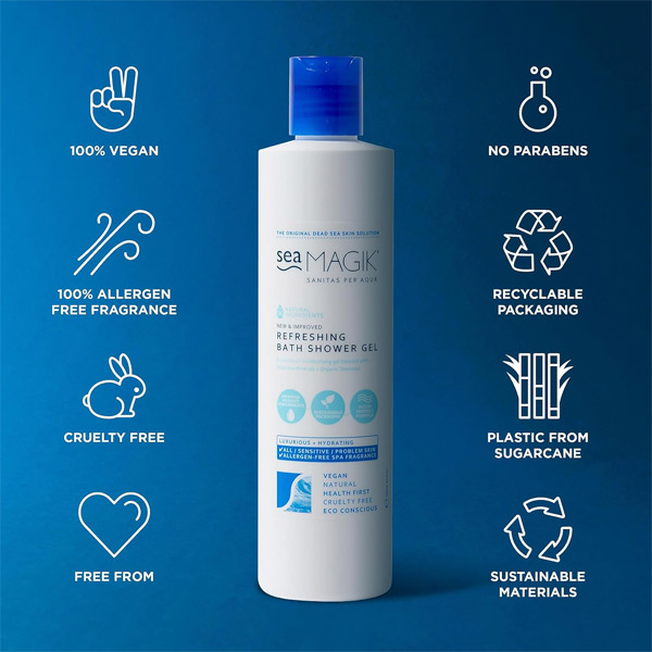 Sea Magik Refreshing Shower Gel 300ml Sea Magik Refreshing Shower Gel 300ml