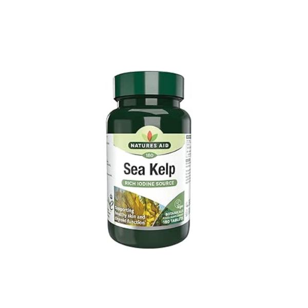 Natures Aid Sea Kelp 187mg (Iodine) (180 tabs) Natures Aid Sea Kelp 187mg (Iodine) (180 tabs)