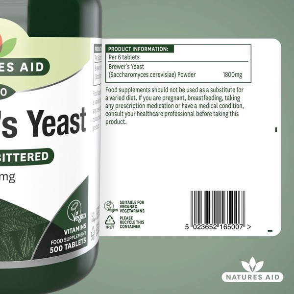 Natures Aid Brewers Yeast (500tabs) Natures Aid Brewers Yeast (500tabs)