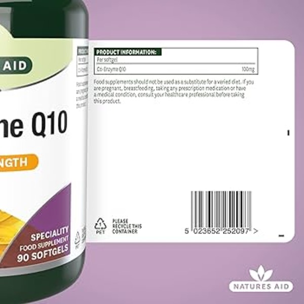 Natures Aid Co Enzyme Q10 100mg (90caps) Natures Aid Co Enzyme Q10 100mg (90caps)