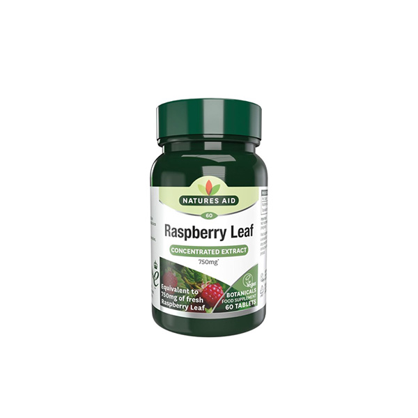 Natures Aid Raspberry Leaf 750mg (60tabs) Natures Aid Raspberry Leaf 750mg (60tabs)