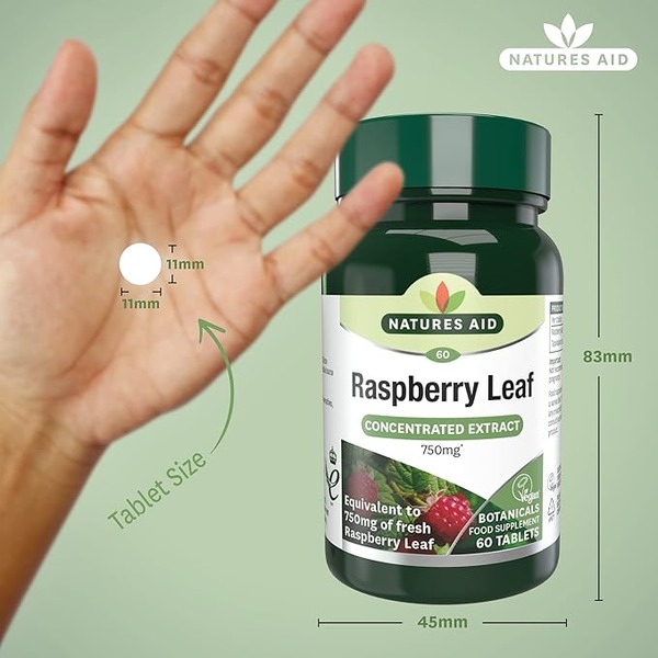 Natures Aid Raspberry Leaf 750mg (60tabs) Natures Aid Raspberry Leaf 750mg (60tabs)