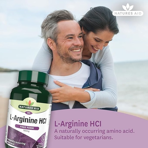 Natures Aid Aid L-Arginine 750mg (90tabs) Natures Aid Aid L-Arginine 750mg (90tabs)