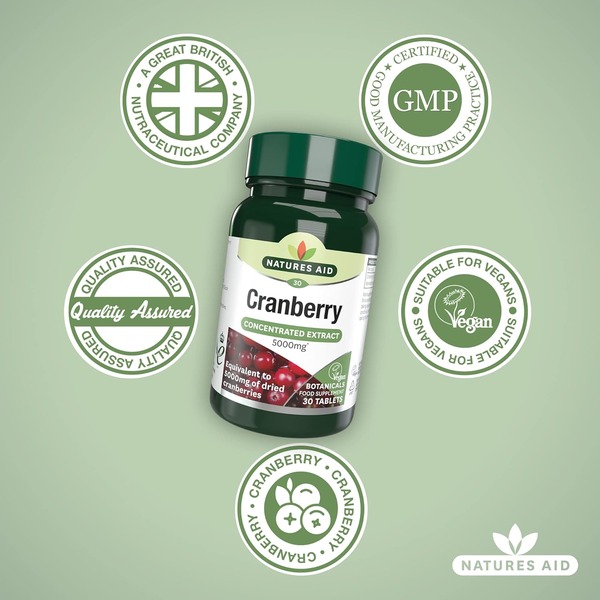 Natures Aid Cranberry 200mg (30tabs) Natures Aid Cranberry 200mg (30tabs)