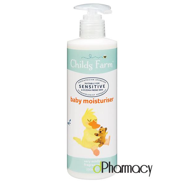 Childs Farm Baby Mildly Fragranced Moisturiser 250ml Childs Farm Baby Mildly Fragranced Moisturiser 250ml