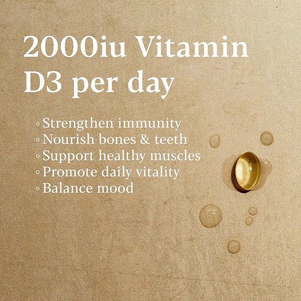 Higher Nature High Strength Vitamin D3 2000iu (60 Caps)