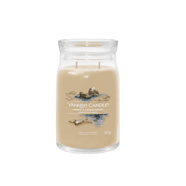Yankee Candle Signature Large Jar Amber & Sandalwood Yankee Candle Signature Large Jar Amber & Sandalwood
